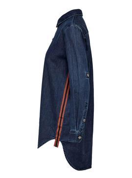 Camisa Only Mandy Denim Tape Para Mujer