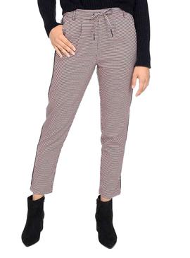 Pantalon Only Poptrash Houndstooth Para Mujer