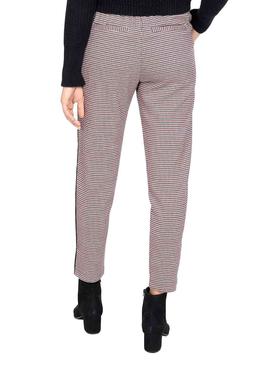 Pantalon Only Poptrash Houndstooth Para Mujer