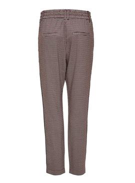 Pantalon Only Poptrash Houndstooth Para Mujer