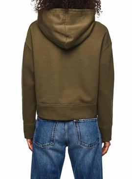 Sudadera Pepe Jeans Telma Verde Dua Lipa Mujer