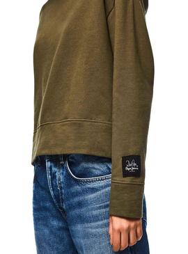 Sudadera Pepe Jeans Telma Verde Dua Lipa Mujer