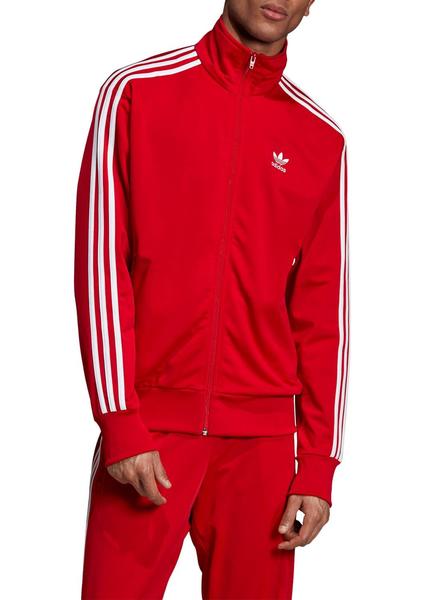 Prueba ritmo Pence Chaqueta Adidas Firebird Rojo Para Hombre