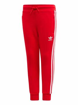 Chandal Adidas Crew Rojo Niño