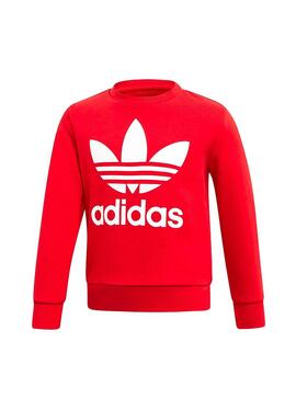 Chandal Adidas Crew Rojo Niño