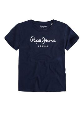 Camiseta Pepe Jeans Art Marino Niño