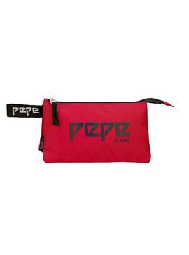 Estuche Pepe Jeans Osset Carry Rojo Niña y Niño