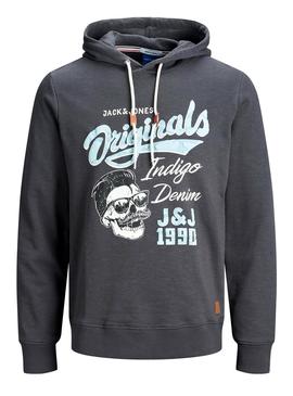 Sudadera Jack and Jones Jorskally Gris Hombre