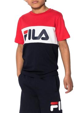 Camiseta Fila Classic Blocked Multicolor Niño