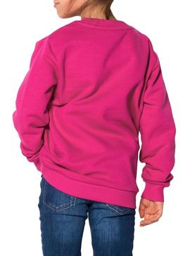 Sudadera Fila Classic Logo Rosa Niña