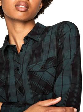 Camisa Pepe Jeans Alejandra Verde Para Mujer