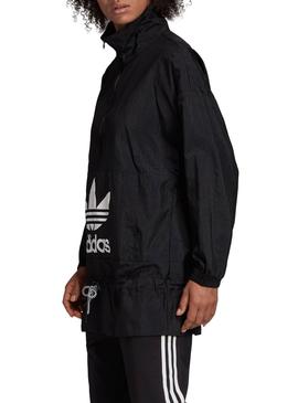 Cortavientos Adidas Negro Para Mujer