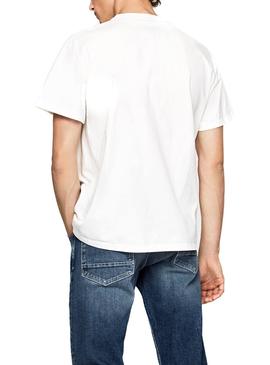 Camiseta Pepe Jeans Josephs Blanco Para Hombre