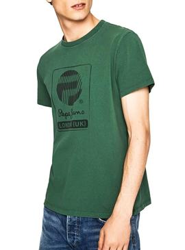 Camiseta Pepe Jeans Jason Verde Para Hombre