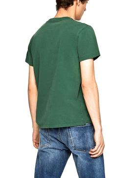 Camiseta Pepe Jeans Jason Verde Para Hombre