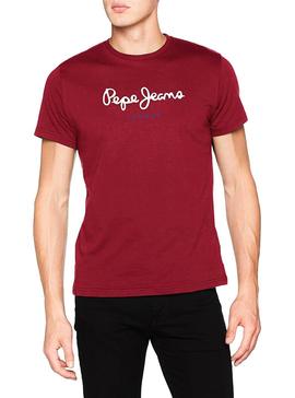 Camiseta Pepe Jeans Eggo Granate Hombre