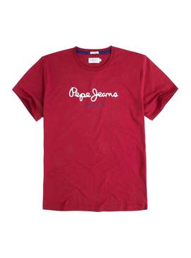 Camiseta Pepe Jeans Eggo Granate Hombre