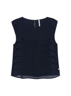 Blusa Pepe Jeans Glen Azul Marino Mujer