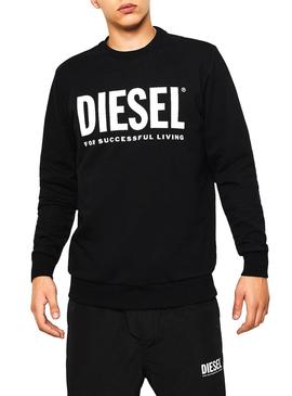 Sudadera Diesel S-GIR-DIVISION-LOGO Negro Hombre