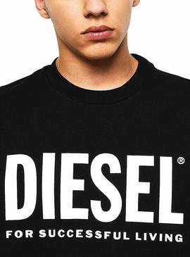 Sudadera Diesel S-GIR-DIVISION-LOGO Negro Hombre