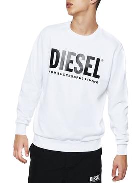 Sudadera Diesel S-GIR-DIVISION-LOGO Blanco Hombre