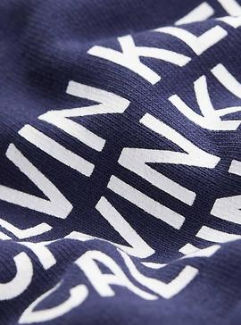 Sudadera Calvin Klein Triple Logo Marino Niña