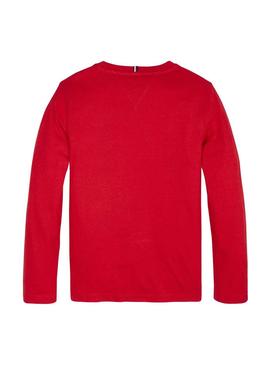 Camiseta Tommy Hilfiger Essential Rojo Niño