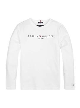 Camiseta Tommy Hilfiger Essential Blanco Niño