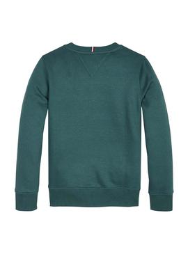 Sudadera Tommy Hilfiger Essential Signature Verde