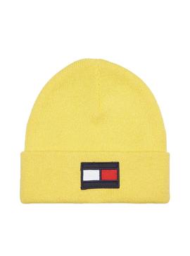 Gorro Tommy Hilfiger Big Flag Amarillo Niño y Niña