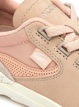 Zapatillas Lacoste  Wildcard Rosa Para Mujer