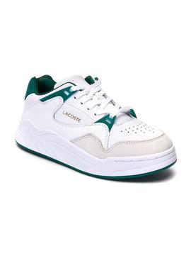 Zapatillas Lacoste Court Slam Blanco Verde Mujer