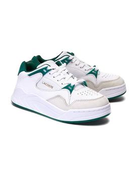 Zapatillas Lacoste Court Slam Blanco Verde Mujer