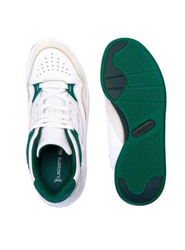 Zapatillas Lacoste Court Slam Blanco Verde Mujer