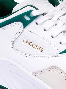 Zapatillas Lacoste Court Slam Blanco Verde Mujer