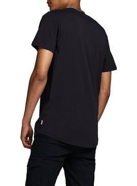 Camiseta Jack and Jones Comace Negro Para Hombre