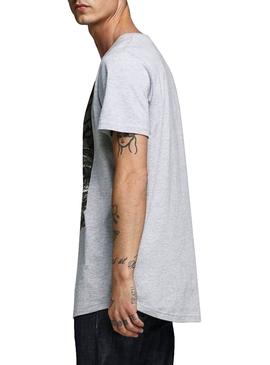 Camiseta Jack and Jones Comace Gris Hombre