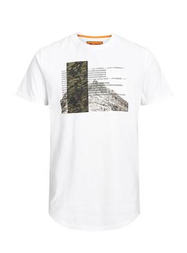 Camiseta Jack and Jones Comace Blanco Para Hombre