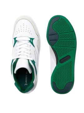 Zapatillas Lacoste Court Slam Blanco Verde Hombre