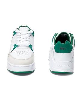 Zapatillas Lacoste Court Slam Blanco Verde Hombre