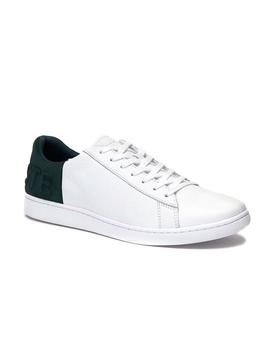 Zapatilla Lacoste Carnaby Evo Blanco Verde Hombre 