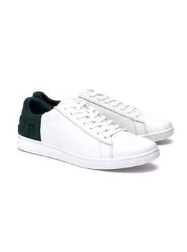 Zapatilla Lacoste Carnaby Evo Blanco Verde Hombre 