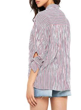 Camisa Only Lillo Rojo Mujer