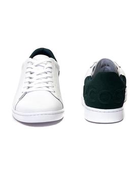 Zapatilla Lacoste Carnaby Evo Blanco Verde Hombre 