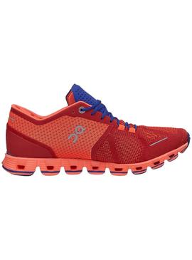 Zapatillas On Running Cloud X Red Flash Para Mujer