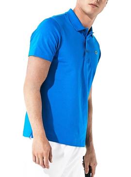 Polo Lacoste Sport L1230 Azul L61 Para Hombre