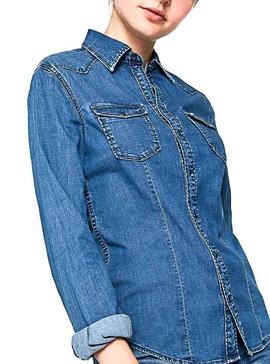 Camisa Pepe Jeans Rosie Denim Mujer