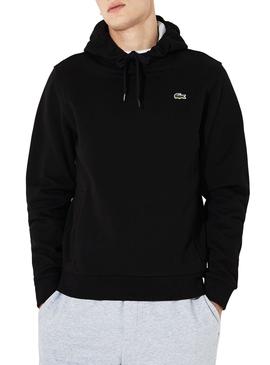 Sudadera Lacoste Sport capucha Negro Para Hombre