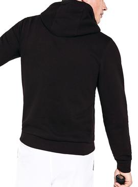 Sudadera Lacoste Sport capucha Negro Para Hombre