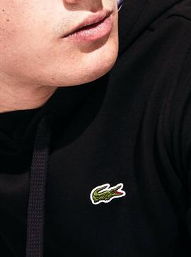 Sudadera Lacoste Sport capucha Negro Para Hombre